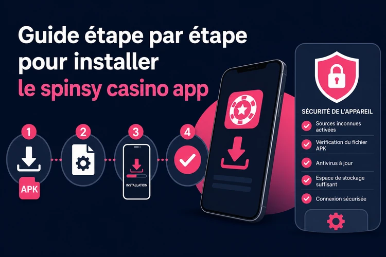 Guide étape par étape pour installer le spinsy casino app