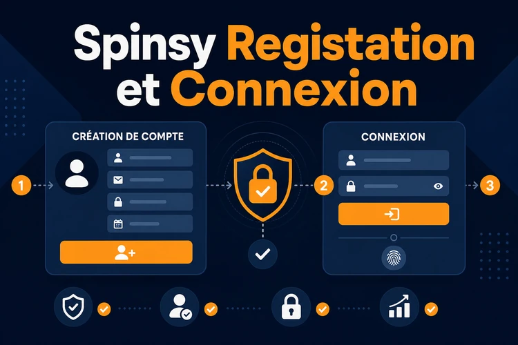 Spinsy Registation et Connexion: Guide complet de création de compte