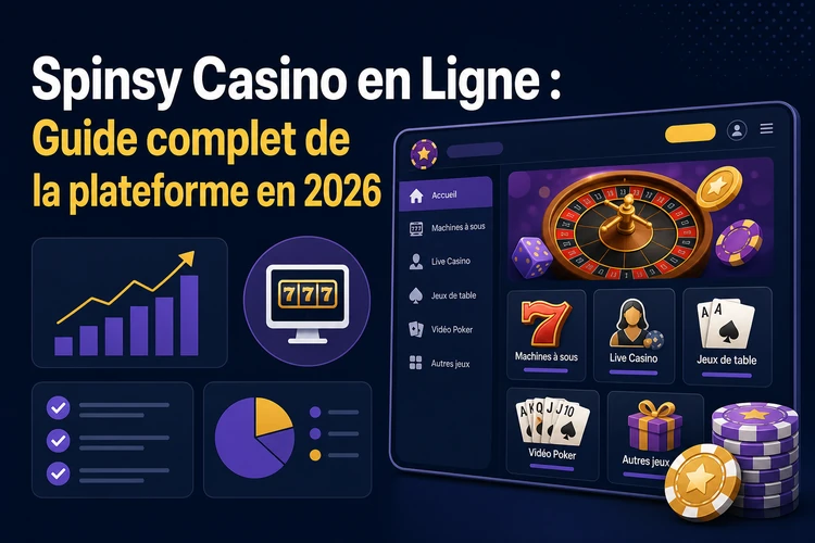 Spinsy Casino en Ligne : Guide complet de la plateforme en 2026